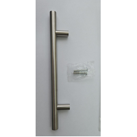 Ручка рейлінгова металева меблева SIGMA С=160мм L=220мм нержавіюча сталь (713335)